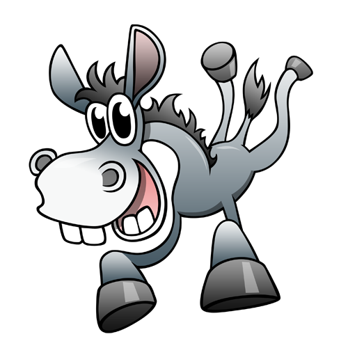 Cartoon Donkey by Clayton Kashuba. cartoon_donkey_by_claytonkashuba. 
