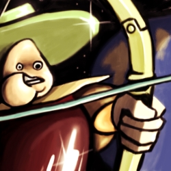 Arrow Man - Funny Digital Painting
