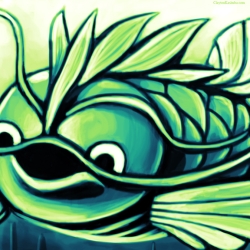 Emerald Fish - Digital Painting