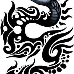 Tribal Dragon Design