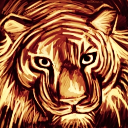Tiger - Digital Painting